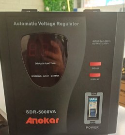 تصویر ترانس اتوماتیک 5 کیلو وات automatic voltage Regulator ANOKAR