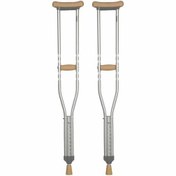 تصویر عصا زیر بغل گالوانیزه با ارتفاع قابل تنظیم 