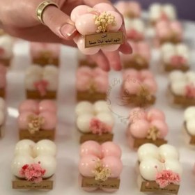 تصویر گیفت شمع روبیک 