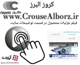 تصویر چراغ جلو دنا پلاس قابل نصب برروی دنا معمولی همراه با سوکت تبدیل برند مدرن 