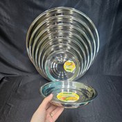 تصویر سینی پذیرایی یونیک سایز ۸ استیل نگیر 