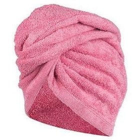 تصویر حوله سر جادویی دکمه دار 