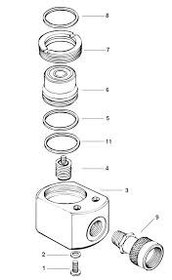 تصویر تعمیر جک هیدرولیک کتابی، جک لقمه، مشابه انرپک RSM، هایفورس HPS LOW HEIGHT CYLINDER REPAIR