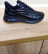 تصویر کفش طبی چرمی مشکی سایز ۴۵ اکو 