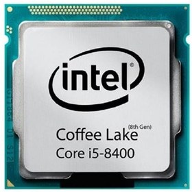 تصویر پردازنده مرکزی اینتل سری Coffee Lake مدل Core i5-8400 Intel Core i5-8400 Core i5-8400 series Coffee Lake processor