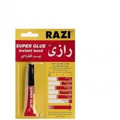 تصویر چسب قطره ای رازی مدل Super Glue حجم 3 میلی لیتر چسب مایع رازی مدل چسب قطره ای رازی مدل Super Glue حجم 3 میلی لیتر