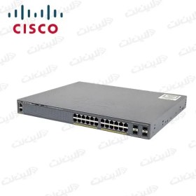 تصویر سوئیچ شبکه سیسکو 24 پورت WS-C2960X-24PS-L Cisco Switch WS C2960X 24PS L