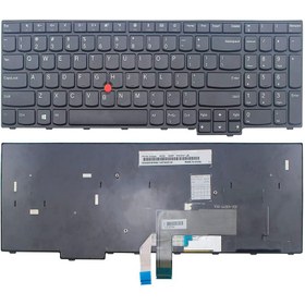 تصویر کیبورد لپ تاپ لنوو ThinkPad E570 / E575 