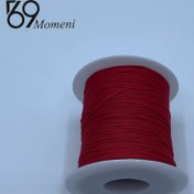 تصویر نخ دستبند رنگ قرمز تیره 