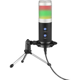 تصویر میکروفون استودیویی زومی مدل U830 RGB Zomei U830 RGB Condenser Microphone