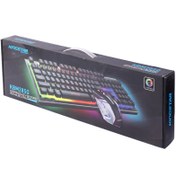 تصویر کیبورد و ماوس گیمینگ کینگ استار مدل KBM285G KingStar KBM285G Keyboard And Mouse