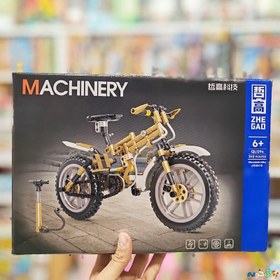 تصویر لگو دوچرخه MACHINERY وارداتی نسکافه ای دارای 242 قطعه برند ZHE GAO 