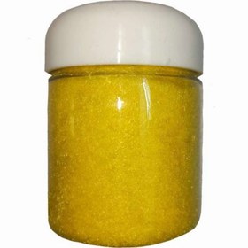 تصویر پودر مخمل پلی استر تُرک زرد 1000 گرم 