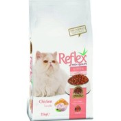 تصویر غذای خشک بچه گربه رفلکس با طعم مرغ 15 کیلویی _ Reflex kitten 