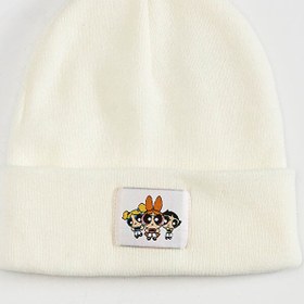 تصویر خرید اینترنتی کلاه زمستانی زنانه بژ برند Powerpuff Girls 0WJ208Z8 Kadın Powerpuff Girls Baskılı Bere