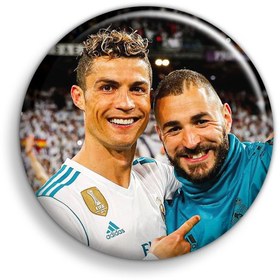 تصویر پیکسل ابیگل طرح كريستيانو رونالدو و بنزما رئال مادرید کد 059 
