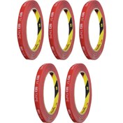 تصویر چسب دو طرفه تری ام مدل 01 عرض ۱ سانتی متر بسته ۵ عددی 