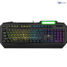 تصویر کیبورد گیمینگ تی دگر مدل Gunboat T-TGK201 T-DAGGER Gunboat T-TGK201 Gaming keyboard