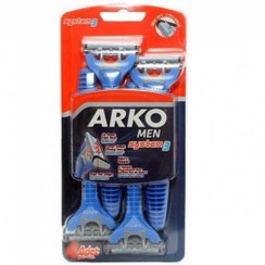 تصویر تیغ اصلاح 4 عددی آقایان آرکو arko men razor