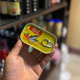 تصویر کنسرو ماهی ساردین فلفلی 125 گرم Melo Gold 