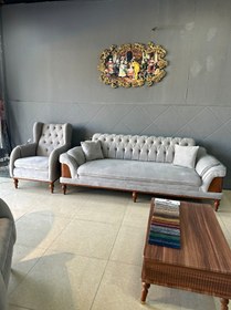 تصویر مبل راحتی چستر آراد ۸ نفره تختشو - مازراتی Ali Sofa