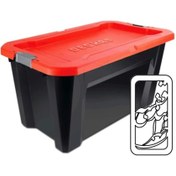 تصویر باکس پلاستیکی درب دار 120 لیتری جعبه پلاستیکی درب دار 120 لیتری