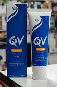 تصویر کرم آبرسان قوی QV مدل تیوبی 100 گرمی ا Strong moisturizing cream QV tube model 100 g Strong moisturizing cream QV tube model 100 g