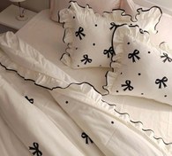 تصویر روتختی دو نفره پاپیونی چیندار 