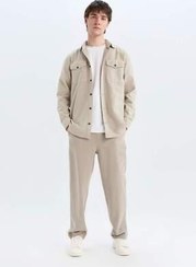 تصویر Defacto شلوار کتانی تابستانی با برش گشاد 100% پنبه ای D7285AX25SP Defacto %100 Pamuk Bol Rahat Kesim Wide Leg Geniş Paça Yazlık Keten Görünümlü Pantolon D7285AX25SP