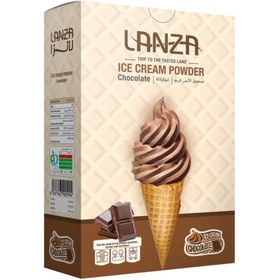 تصویر پودر بستنی شکلاتی لانزا 