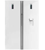 تصویر یخچال فریزر دوقلو 40 فوت اسنوا مدل SN6-1219 ا Snowa SN6-1219SS Twin Freezer Refrigerator Snowa SN6-1219SS Twin Freezer Refrigerator