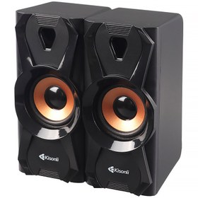 تصویر اسپیکر دسکتاپ کیسونلی مدل U-9003 SPEAKER KISONLI U9003 USB