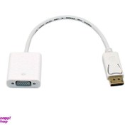 تصویر مبدل display به vga دیتک (Dtech) مدل Dtech DISPLAY PORT TO VGA M F HD MODEL DT 6506 