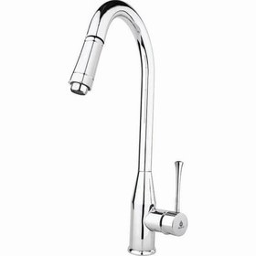 تصویر شیر آشپزخانه شاوری جزیره کروم کیان Jazire Chrome Shower Kitchen