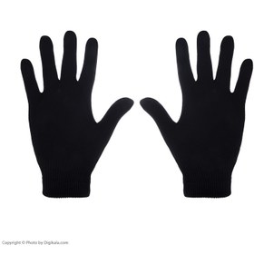 تصویر دستکش مدل 04 - مشکی - M-L 