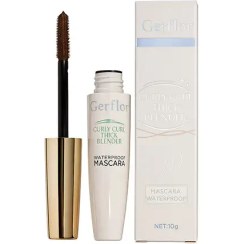 تصویر ریمل چشم گرفلور حجم دهنده قهوه ای ضدآب 