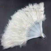 تصویر بادبزن پر عروس 