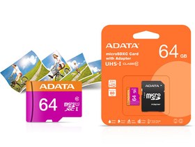 تصویر کارت حافظه microSDHC ای دیتا مدل Premier کلاس 10 استاندارد UHS-I سرعت 80MBps ظرفیت 64 گیگابایت ADATA microSDXC Premier UHS-I U1 80MBps - 64GB