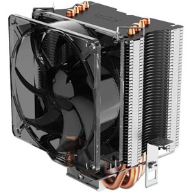تصویر کولر هوای CPC Pccooler S90F Premium با 4 عدد لوله Heatink - Super Power CPU Heatsink - TDP 135w - 92mm PWM Fan مناسب برای کیس کامپیوتر کوچک ، Intel Core i7 / i5 / i3 ، سری AMD 