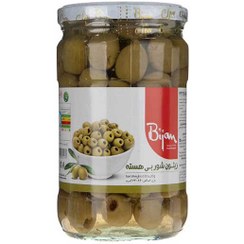 تصویر زیتون شور بی هسته بیژن - 630 گرم Bijan Pitted Salted Olive 630Gr