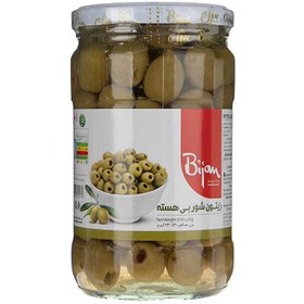 تصویر زیتون شور بی هسته بیژن - 630 گرم ا Bijan seedless olives - 630 g Bijan seedless olives - 630 g