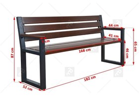 تصویر نیمکت پارکی 