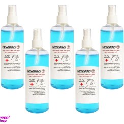 تصویر محلول ضدعفونی کننده نیوساد مدل Antiseptic حجم 120 میلی لیتر مجموعه 5 عددی 