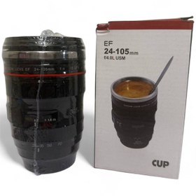 تصویر ماگ طرح لنز دوربین 