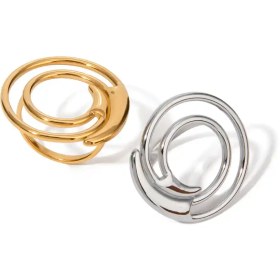 تصویر انگشتر منظومه شمسی روکش طلا 