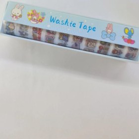 تصویر ست چسب واشی۱۲ تایی طرح سانریو - بنفش 