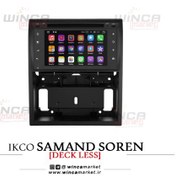 تصویر پخش فابریک خودرو و مانیتور ماشین سمند سورن Car fabric player and monitor سری M100 Car fabric player and Samand Soren car monitor M100