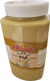 تصویر ارده ۱ کیلویی 1. غذای سالم و مقوی2. منبع عالی پروتئین و فیبر3. مناسب برای رژیم‌های گیاه‌خواری و وگان4. ایده‌آل برای صبحانه یا میان‌وعده5. طعم‌دهنده طبیعی برای دسرها و غذاها6. حاوی ویتامین‌ها و مواد معدنی مفید7. بدون مواد افزودنی و نگهدارنده