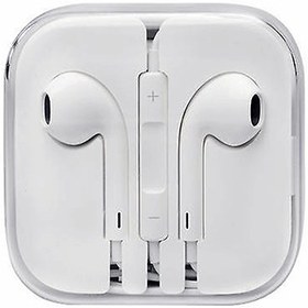 تصویر هدفون اپل مدل EarPods با کانکتور جک 3.5 میلیمتر اصل ا iPhone  Wired Headphones 3.5mm Connector iPhone  Wired Headphones 3.5mm Connector