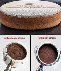 تصویر پاک اسکرین دستگاه خانگی سایز 51 لواک puck screen coffee 51mm